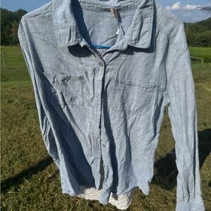 Light Blue Button-Up Shirt